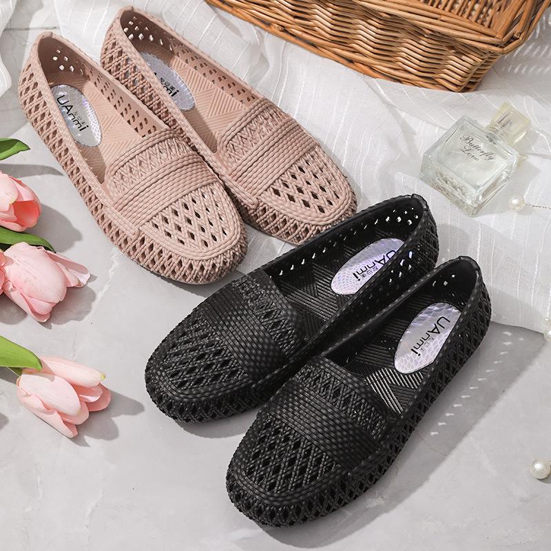 Women's Breathable Closed-Toe Sandals - Perfect for Nurses and Mothers, Soft Sole, Casual Wear