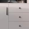 Zinc Alloy Cabinet Handles Solid Construction Solid Color Drawer Handles Durable Kitchen Handles Door Cabinet Cabinet Hardware