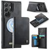 CaseMe Me80 Magnetic RFID Wallet Phone Case For Samsung Galaxy S24 FE 5G, Detachable Multi Card Slot Kickstand Anti-Theft Cover