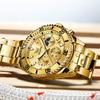 OLEVS Popular Quartz Fashionable Business Watch with Stainless Date Perfect Gift for Men Men's Wristwatch, Chronograph, Steel, Waterproof, Display,