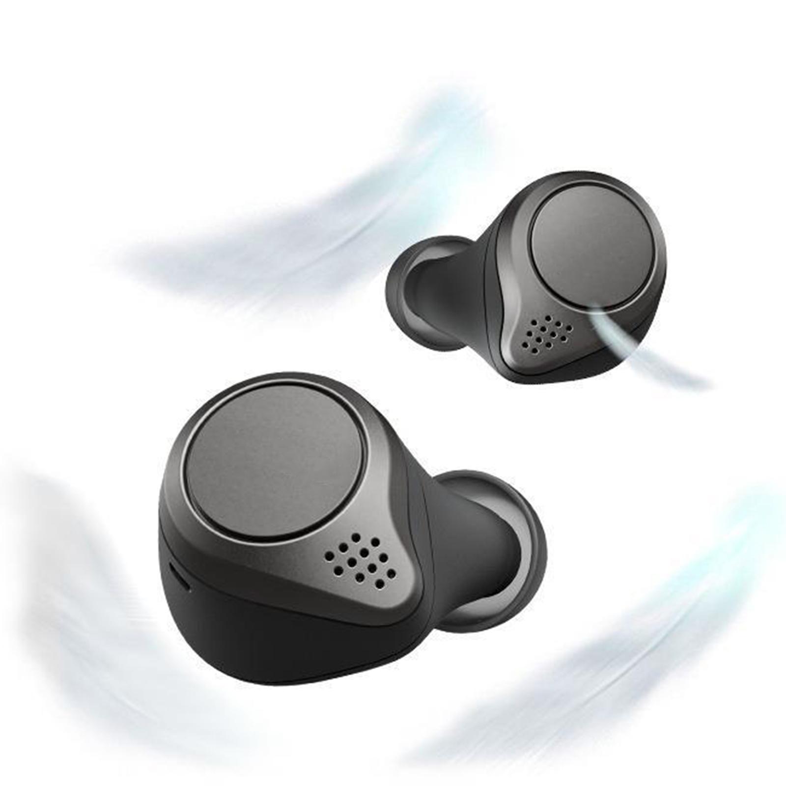 

Бездротові навушники Bluetooth 5.0 Навушники з шумозаглушенням Стереозвук для спортзалу бігу роботи Чорні