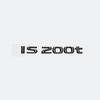 Compatible with Lexus IS Series Rear Logo Lettering Car Sticker