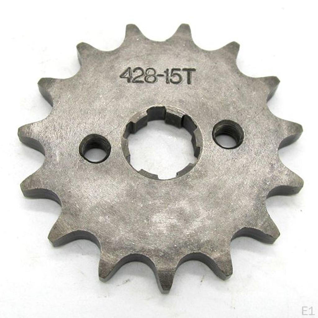 15T 428 Kettenrad / Teilrad Vorderrad Dirt Bike ATV Moped 17mm
