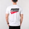 Puma Alphabet Logo Print Pocket Casual Round Neck Short Sleeve T-Shirt Men Tops White 844617-02