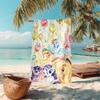 1Pc Purple Unicorn Dreams Beach Towel Microfiber Beach Towel Thin Absorbent For Beach Swimming Yoga Bath Sports 0917124