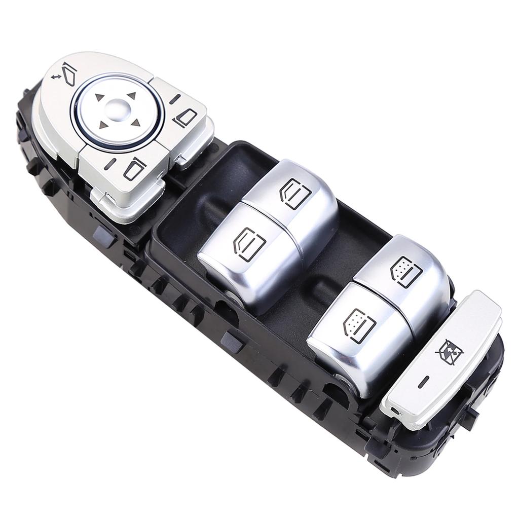 Window Lifter Switch Front Left Power Window Switch Silver Compatible For Mer-cedes W213 2139054803