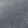 Hochwertiger Lieferant 3mm Masche Strasssteine Blatt Aluminium Kristall Stoff für Kleid Bekleidung