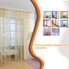 Home Hotel Window Curtain Replacement Bedroom Breathable Full Drape Privacy Protection Decoration Furniture Accessory