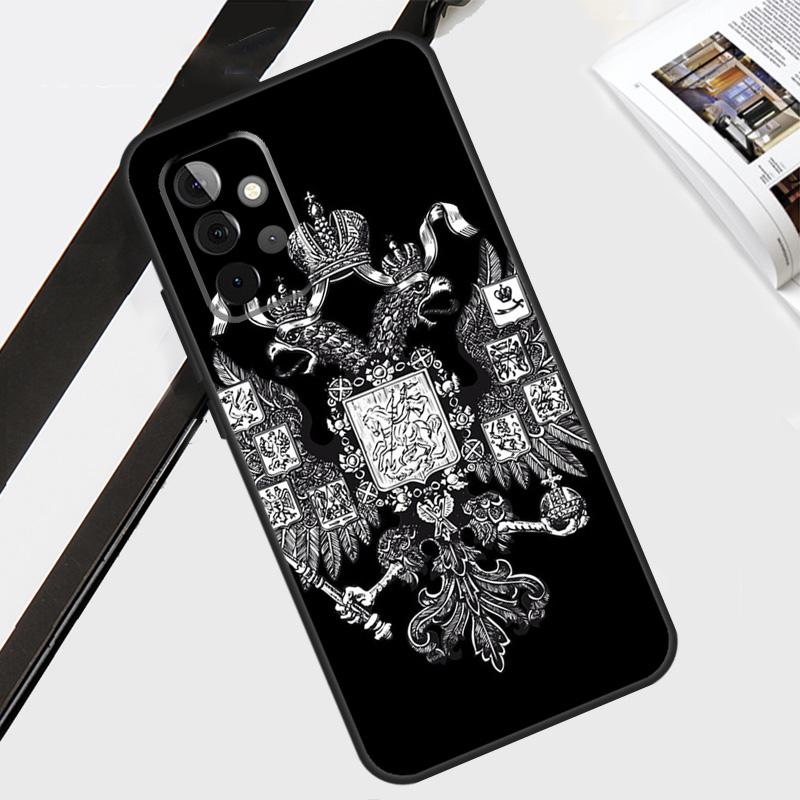 Russian Empire Coat of Arms Case For Samsung Galaxy A55 A35 A15 A56 A36 A26 A16 A06 A54 A34 A14 A12 A22 A32 A52 A13 A53