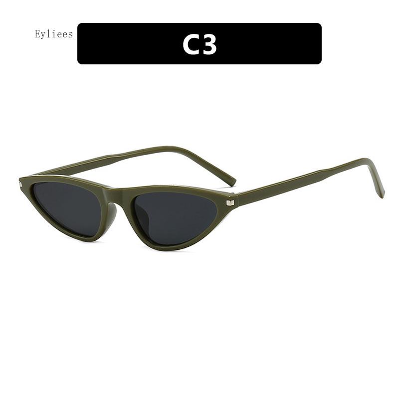 Diseño de Marca Retro Gafas de Sol Ojo de Gato Mujer Lujo Sexy Alta Calidad Negro Montura Pequeña Gafas de Sol Oculos Feminino De Sol