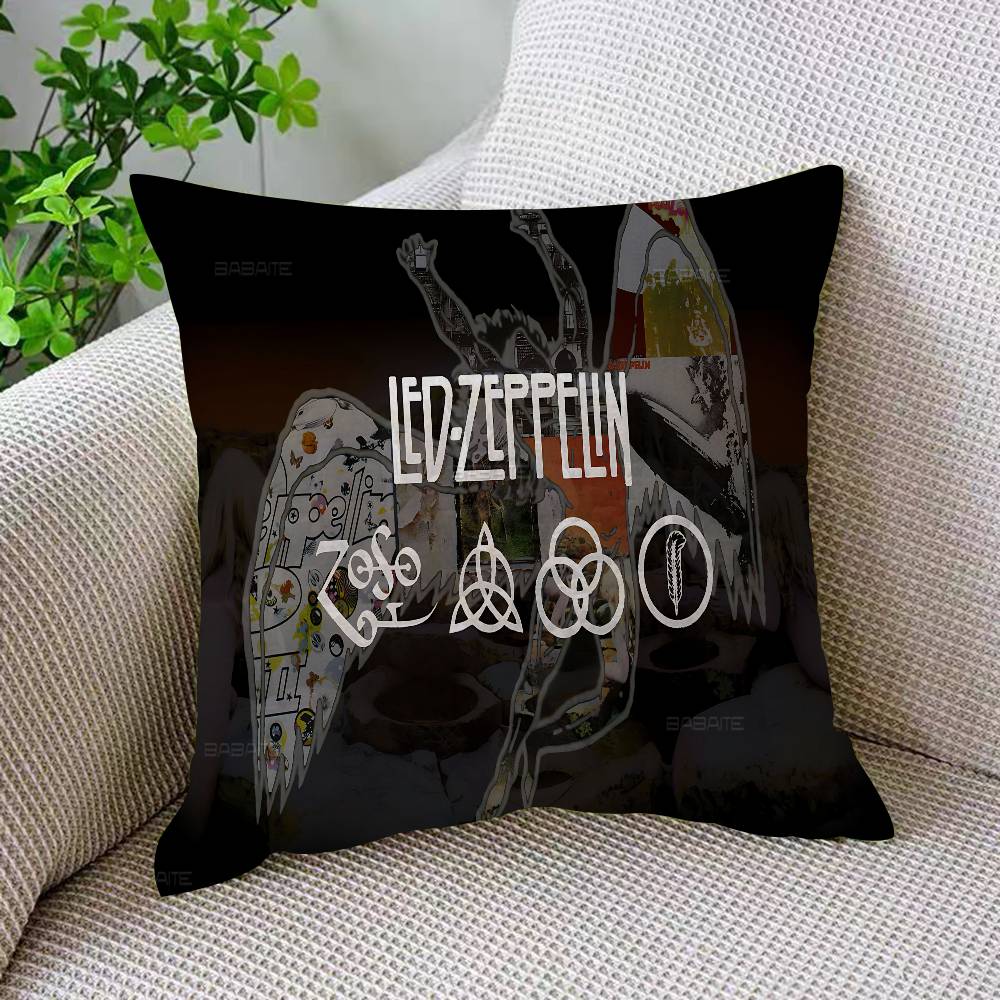 Classic Band L-Led Z-Zeppelin Pillow Cover For Bedroom Room And Living Room Sofa Decorative Cushion Cover