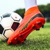 Soccer Shoes for Professional Men Lightweight Comfortable Long Football Boots for Spikes Outdoor Anti-Skid Wear-resistant Sport Activities Shoes