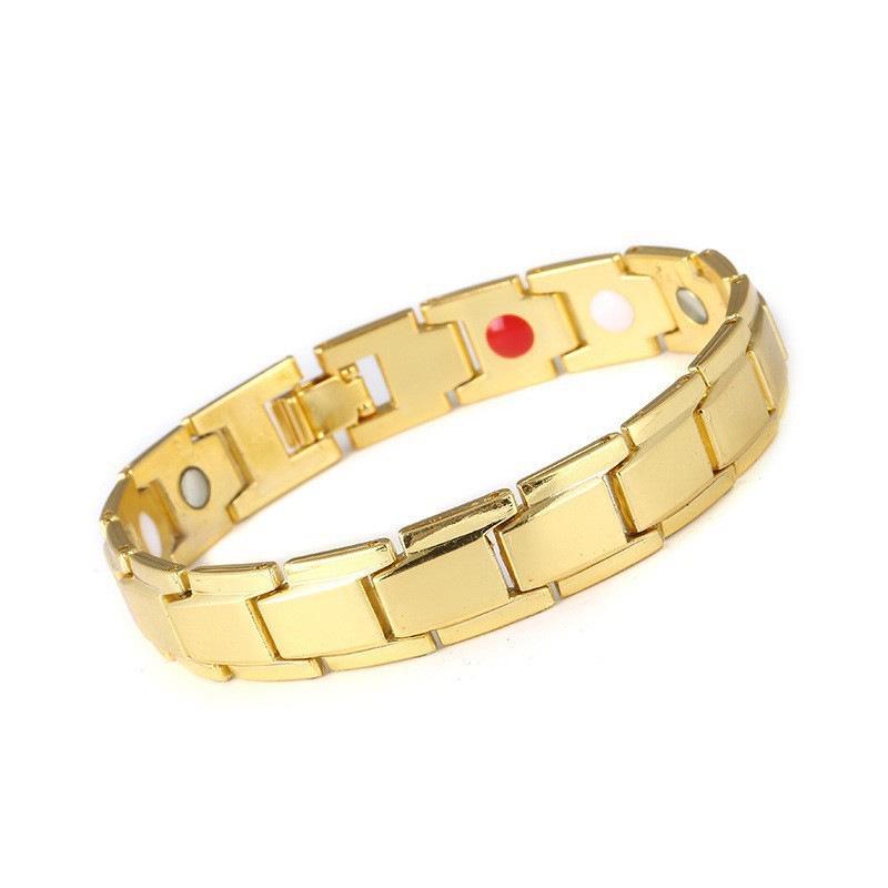 Знімний магнітний браслет для чоловіків: Екологічна європейська та американська біжутерія зі сплаву для пар