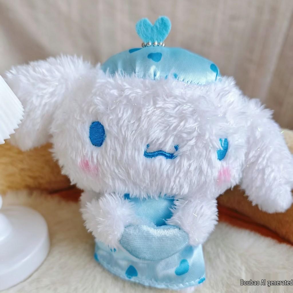 Kuromi, Cinnamoroll, and My Melody Heart Cupid Plush Bag Charm