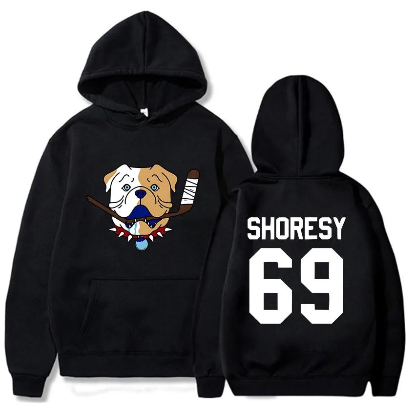 

Shoresy69 Sudbury Blueberry Bulldogs Hoodies Men Streetwear Long Sleeve Casual Women Sweatshirts Cartoon Graphic Clothes Hoodie 3XL