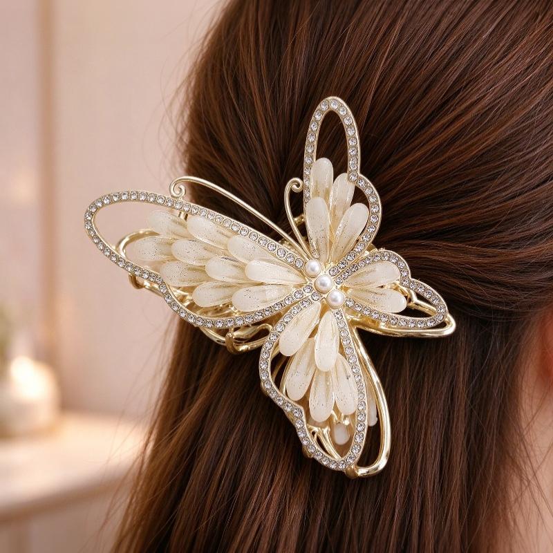 Butterfly Wings Metal Hair Clamp For Women Accessories Butterfly Claw Gift For Girlfriend Metal Claw Clip Hairpin