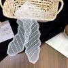 Pastoral Style Lace Hair Band Adjustable Ribbon Hair Strap Vintage Bow Headband  Female