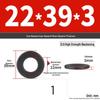 High-Strength Class 12.9 Flat Washer - Thickened & Widened, Sizes M6-M42
