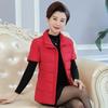 Fashionable and Warm Women's Vest for Fall/Winter with Cotton Padded Shoulder Pieces and Down Silk Lining