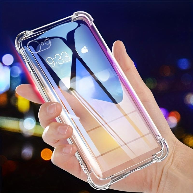 Прозрачный противоударный чехол из ТПУ для iphone SE2025 / SE2020 / 8 / 7 / 6 / 6S / 8+ / 7+ / 6+ / 6S+ (чистый) iPhone SE (2020) прозрачный