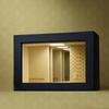 Wooden LED Abyss Mirror Photo Frame Dimmable Creative Landscape Decor for Blind Box Action Figures Tabletop Display Gift