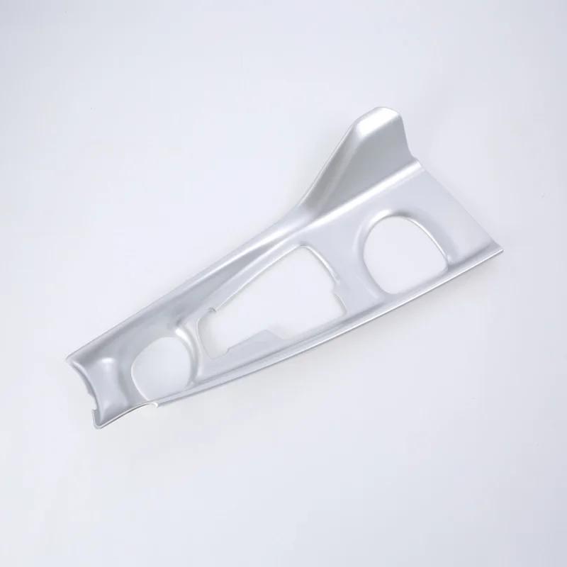 LHD RHD For Toyota C-HR CHR  2016- ABS Carbon Fiber Interior Central Console Gear Shift Panel front water cup holder cover