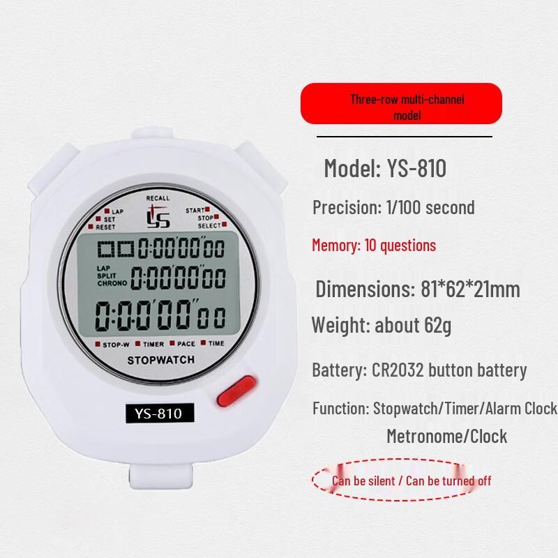 YS YS810 Digital Referee Sports Stopwatch