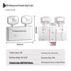Diaojiang IP65 Waterproof Dual-Head Emergency Light
