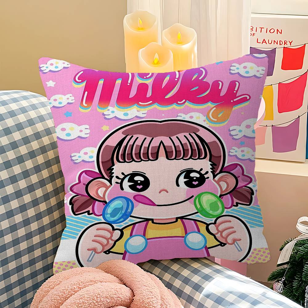 M-mil-ky W-way P-peko-Chan Kuddfodral Kuddöverdrag Dekor Kuddfodral Tryckt Kuddfodral För Soffa