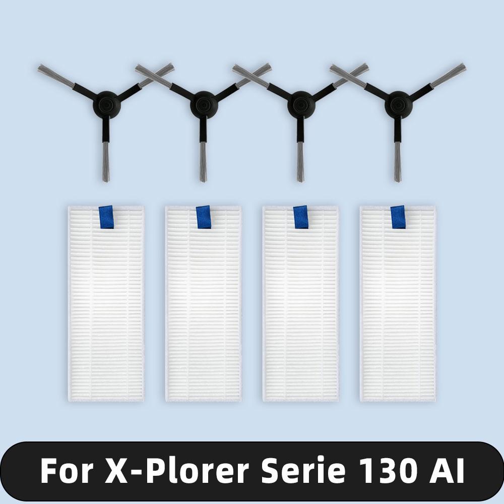 Compatibile per ( Tefal Rowenta X-Plorer Serie 130 AI ) Ricambi Accessori Filtro Spazzola Laterale