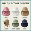 1-4Y Popular Outdoor Unisex Baby European and American Cape Sun Hat Children's Sun Protection Hat Toddler Sun Hat