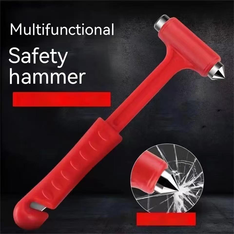 Car Safety Hammer Car Window Glass Breaker Belt Cutter Tool Car Emergency Safety Escape Hammer Glass Windshield Breaker