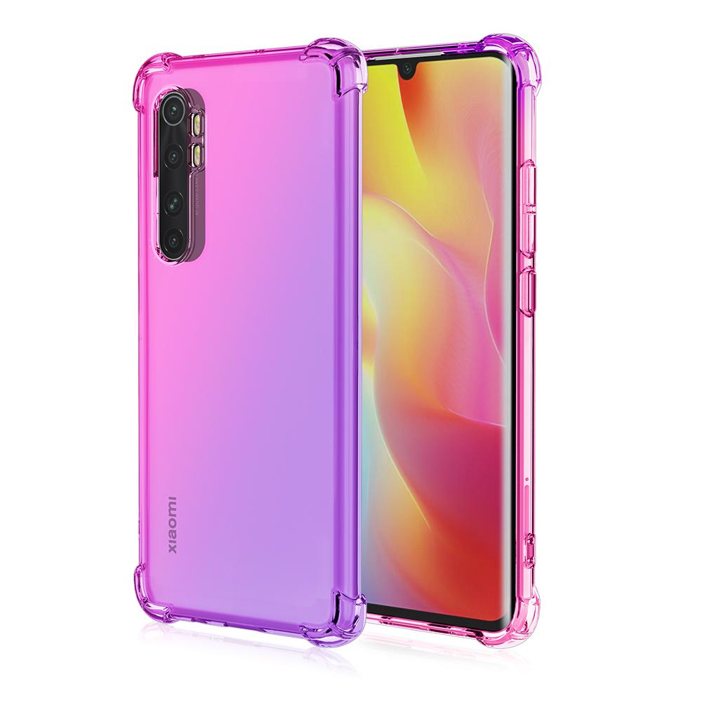 Clear Cute Gradient Phone Case Slim Anti Scratch Flexibilní TPU kryt Nárazuvzdorný ochranný obal pro Xiaomi 12 Lite 13 Pro 14 Ultra CC9e A3 Poco C50