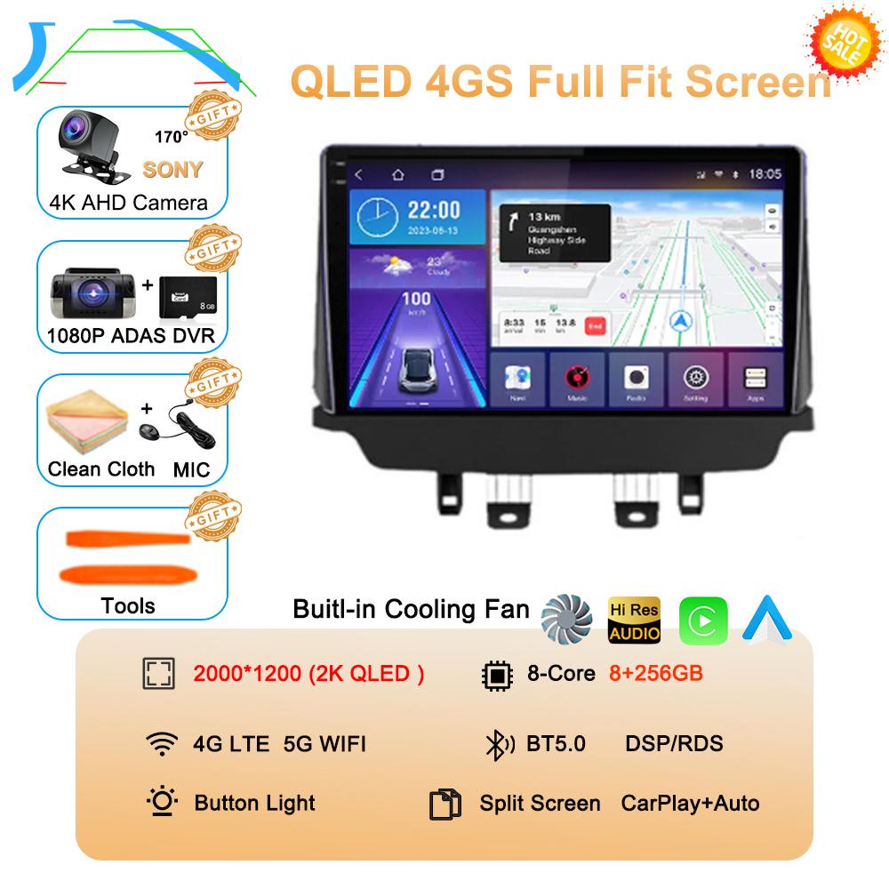 Car Radio Android 14 For Mazda CX-3 CX3 Mazda 2 DK 2014 - 2021 Multimedia Video Player QLED GPS Navigation Wireless Carplay Auto