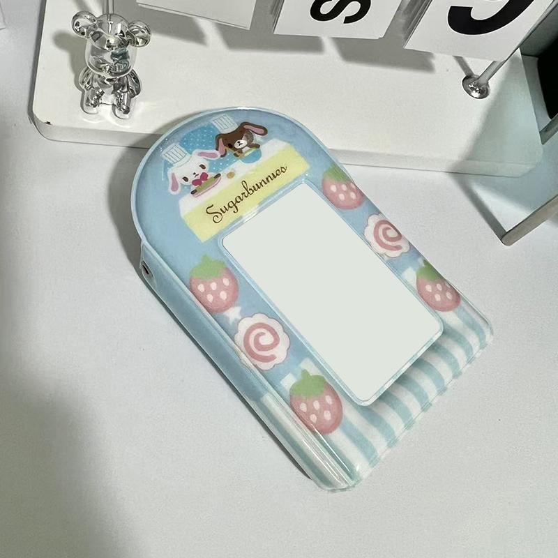 Cute Photo Album 3 Inch Photo Card Holder Idol Card Binder Collection Book 32 Pocket Book Album Photocard Storage Case