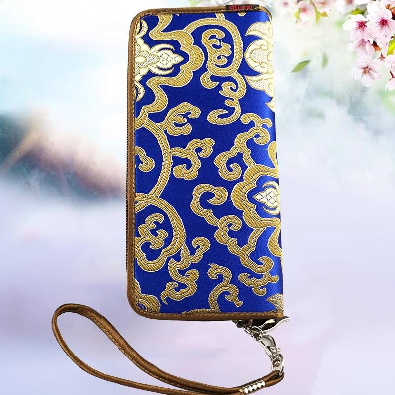 Chinesisches charakteristisches Geschenk: Yunjin-Geldbörse, ethnische Stickerei, Kunsthandwerk, Geburtstagsgeschenk für Mutter, Urlaubsgeschenk, Damen-Geldbörse