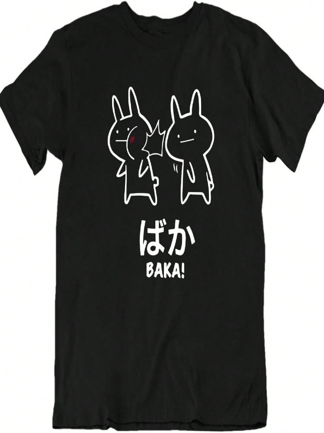 Funny Graphic Tee Japanese Anime T Shirt S