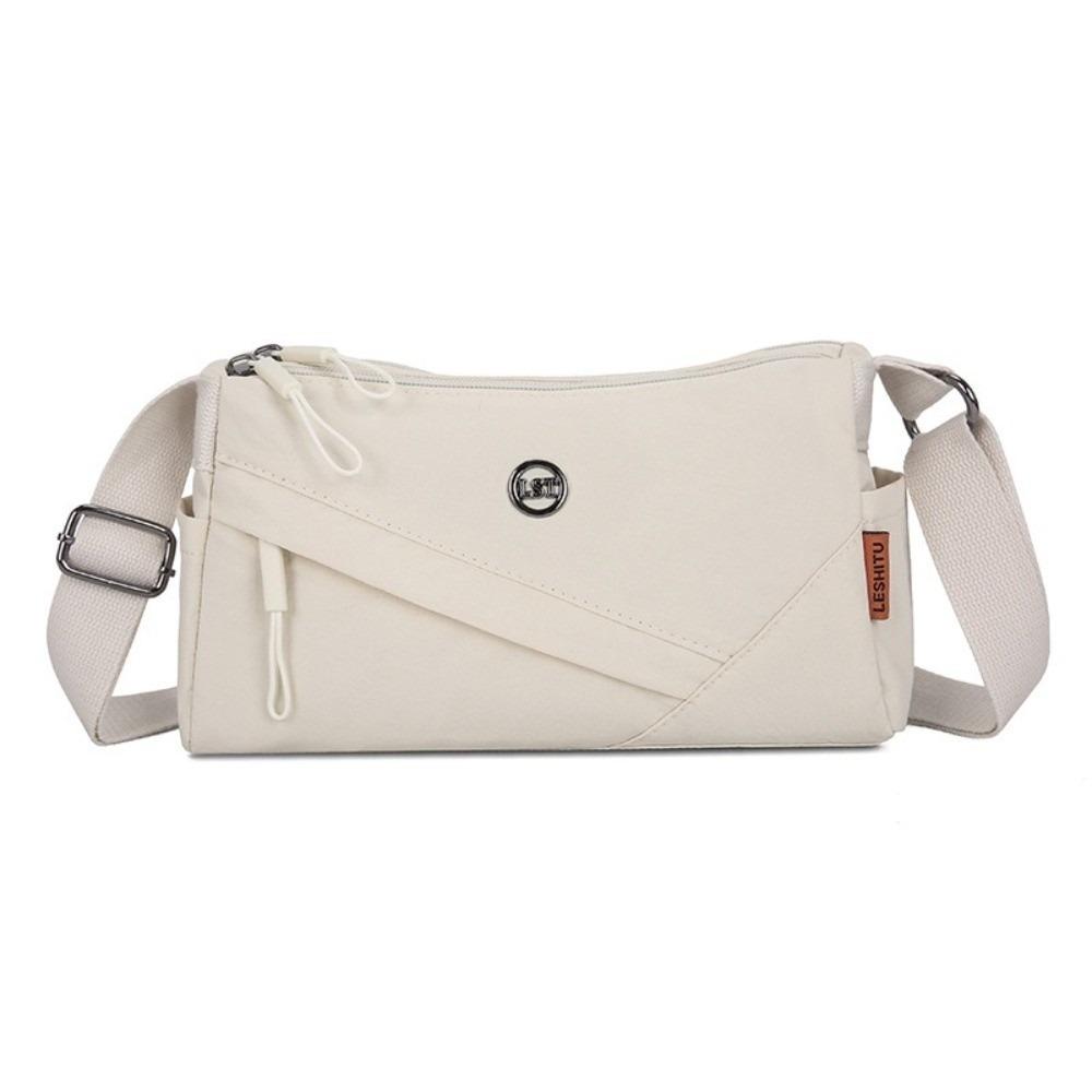 New Large Capacity Crossbody Bag Nylon Lightweight Shoulder Bag Multi-Compartment Waterproof Ladies Bag Casual