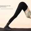 Striped Non-Slip Cotton Yoga Socks - Mid-Tube for Indoor Fitness & Pilates