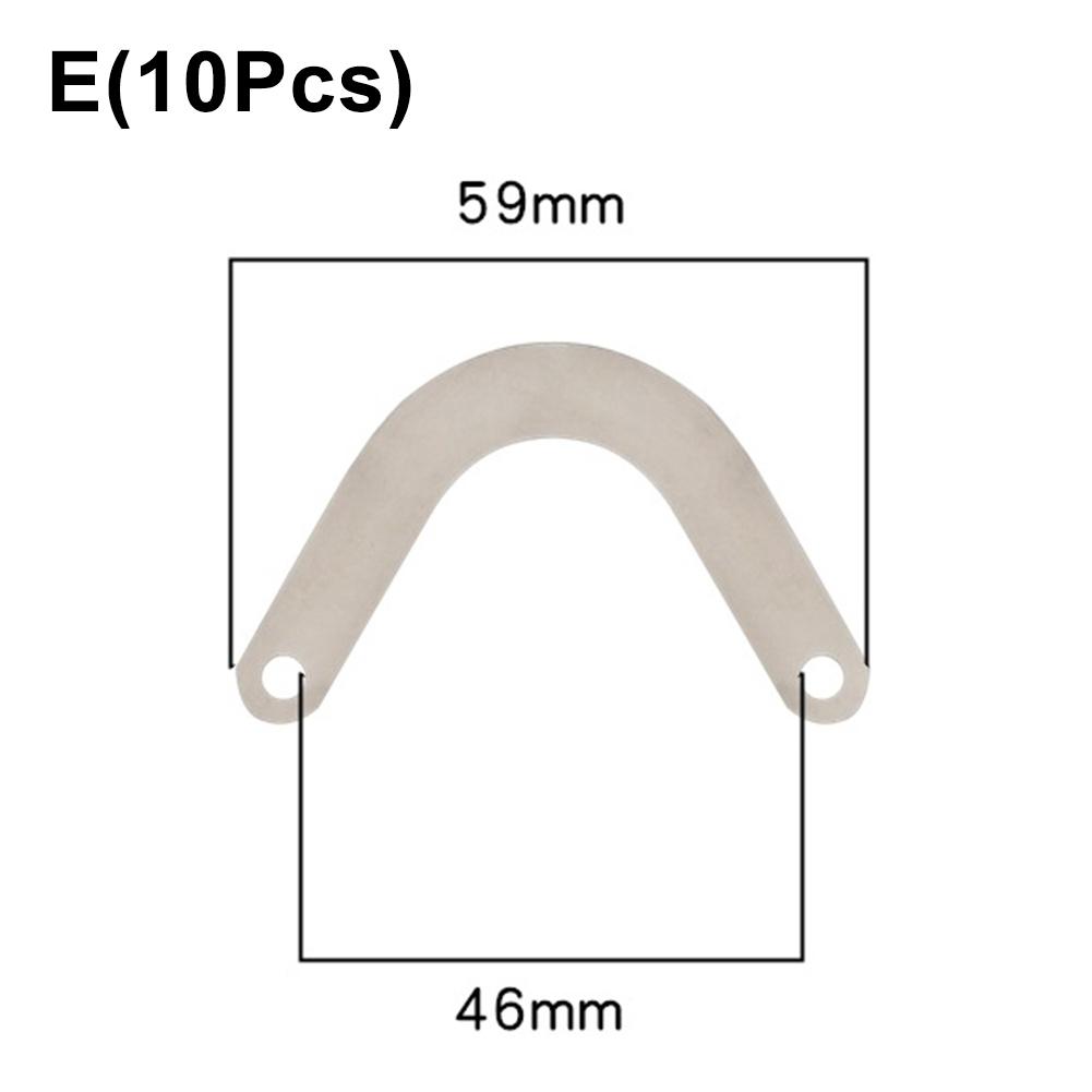 10 Stück Luftkompressor Ventilplatten Aluminiumblech Silber Für Luftkompressor Leise Ölfrei Maschine Kompressor Ventilplattensatz