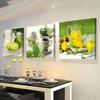 3 Pcs Modern Fruits Lemon Canvas Painting Pictures Kitchen Living Room Decor
