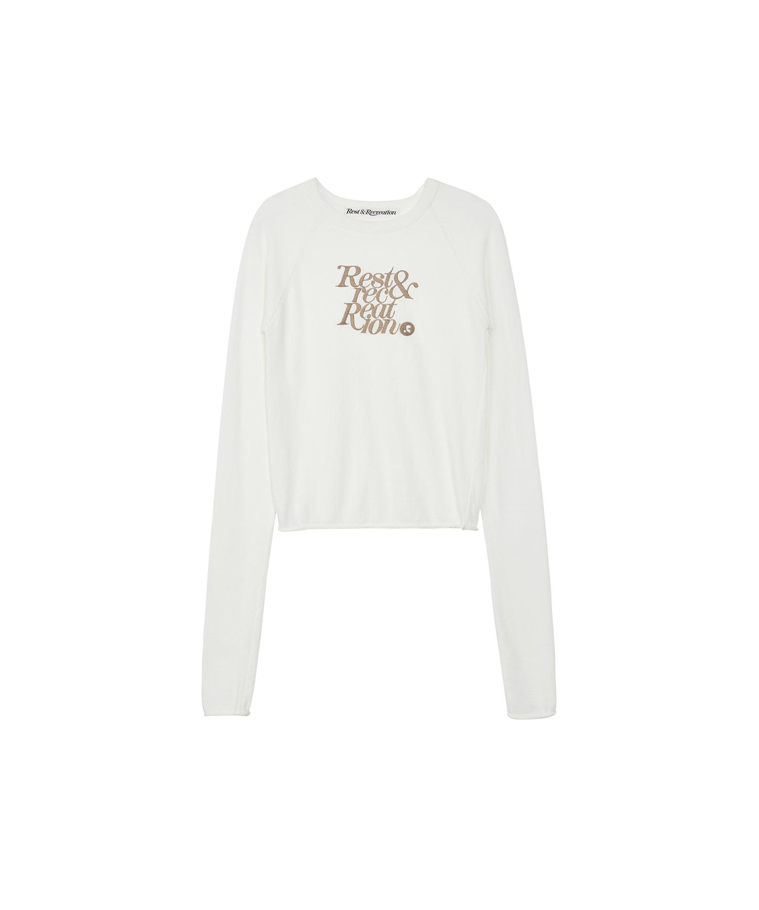 Rest And Recreation Raglan Long Sleeve Knit - Ivory One