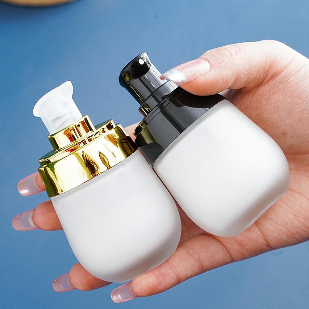 30ml Refillable Lotion Bottles Travel Airless Pump Cosmetics Bottle Transparent Empty Container for Makeup Face Cream Lotion