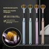 4pcs 3D Stereo Three-Sided Toothbrush Ultra Fine Soft Hair Adult Toothbrushes Tongue Scraper Oral Care 360° Cleaning Teeth Brush