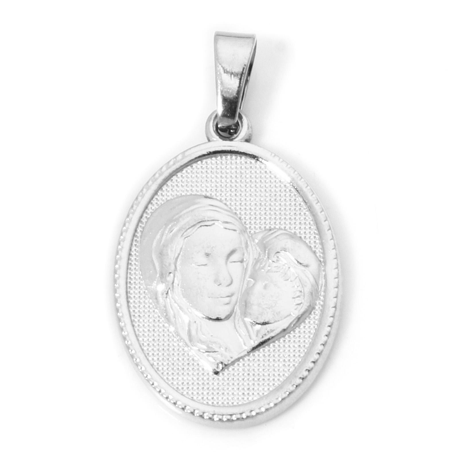 

2 PCs 304 Stainless Steel Religious Charm Pendant Virgin Mary For Jewelry Making Silver Color Diy Earring Necklace Accessories