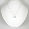 [Pre-owned] TIFFANY 925 Open Heart Pendant/Necklace/j64-6