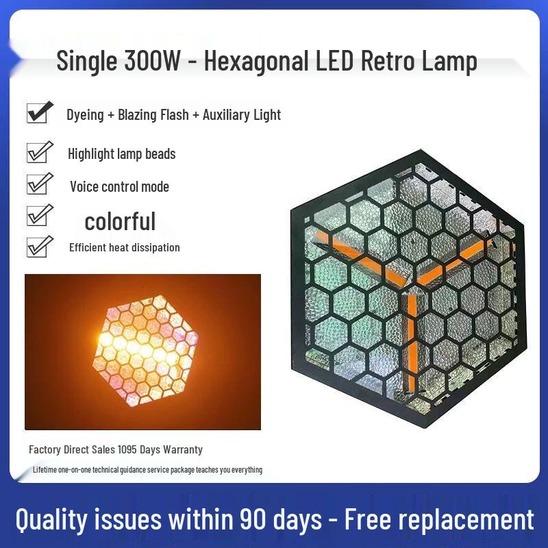 

Cheya LED Hexagonal Retro Stage Light