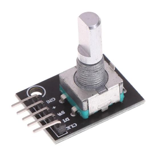 360 Degree Rotary Encoder Module KY-040 Brick Sensor Switch Module Development Board with Knob Cap Compatible for Arduino for Raspberry Pi