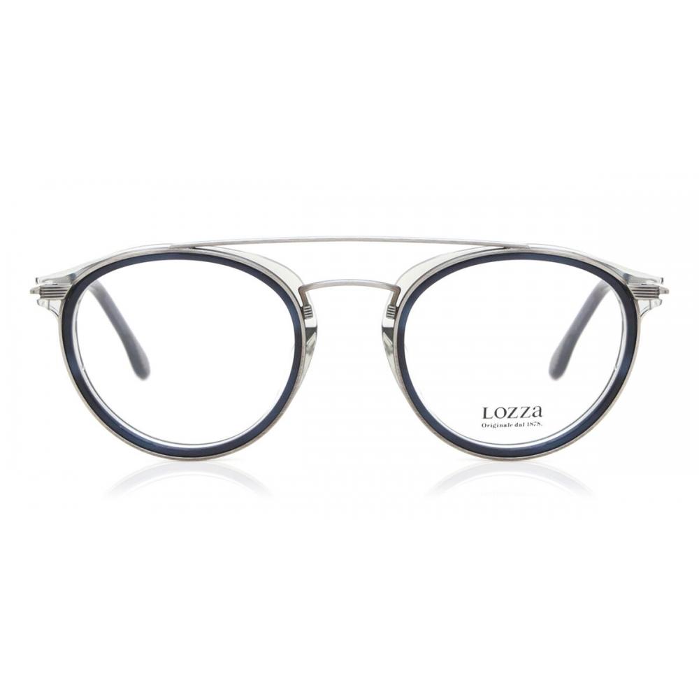 

Lozza Vl2380 P8af Unisex Eyeglasses Silver Brown/48