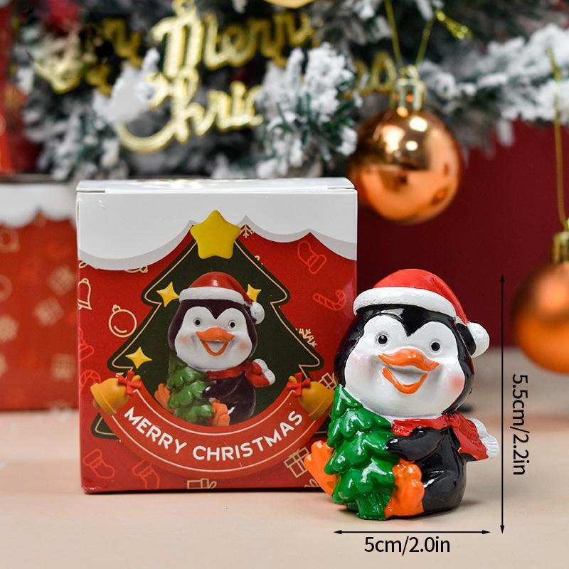 Micro Landscape Christmas Desktop Ornaments New Year Navidad Gifts Room Car Decoration Christmas Party Festival Supplies